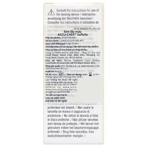 Kim lấy máu Accu-Chek Softclix hộp 25 que