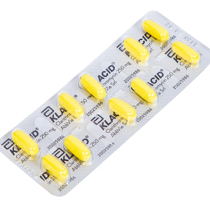 Klacid 250mg trị viêm amidan, viêm tai giữa (1 vỉ x 10 viên)
