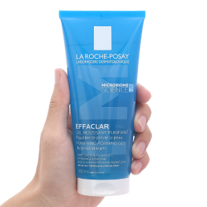 Gel rửa mặt La Roche-Posay Effaclar Purifying Foaming cho da dầu, nhạy cảm tuýp 200ml