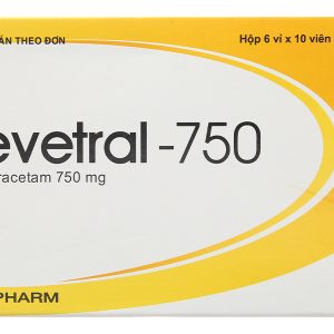Levetral-750 trị động kinh (6 vỉ x 10 viên)