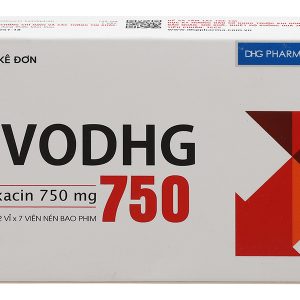 Levodhg 750 điều trị nhiễm khuẩn (2 vỉ x 7 viên)