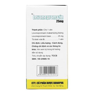 Levomepromazin Danapha 25mg trị tâm thần phân liệt lọ 100 viên