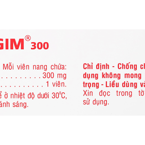 Lipagim 300 điều trị rối loạn mỡ máu, rối loạn Lipoprotein máu (3 vỉ x 10 viên)