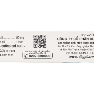 Lipcor 50 trị tăng huyết áp, suy tim mạn tính (3 vỉ x 10 viên)