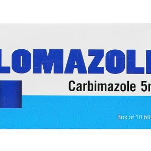 Lomazole 5mg trị cường giáp, xạ trị iod (10 vỉ x 10 viên)