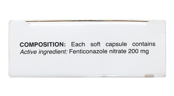 Viên đặt âm đạo Lomexin 200mg trị nhiễm nấm Candida âm hộ - âm đạo (1 vỉ x 6 viên)