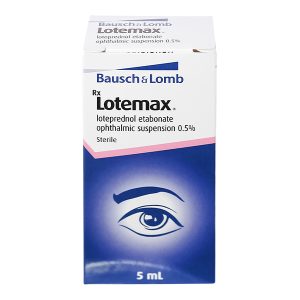 Hỗn dịch nhỏ mắt Lotemax 0.5% trị viêm kết mạc mí mắt, viêm giác mạc 5ml