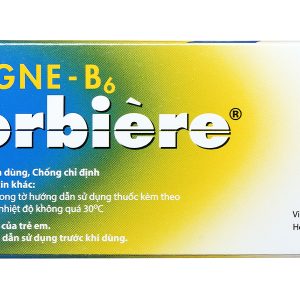Magne B6 Corbière trị thiếu Magnesi và vitamin B6 (5 vỉ x 10 viên)