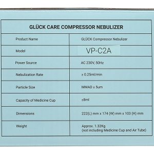 Máy xông khí dung mũi họng Gluck VP-C2A