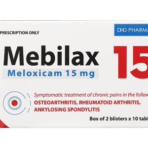 Mebilax 15 giảm đau, kháng viêm xương khớp (2 vỉ x 10 viên)