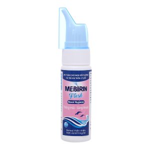 Dung dịch xịt mũi Mebirin Fresh Nasal Hygiene phòng ngừa sổ mũi, ngạt mũi cho bé chai 70ml