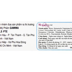 Gel Megaduo Plus ngừa mụn trứng cá, ngừa thâm tuýp 15g