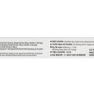 Men vi sinh Bio Colocare bổ sung lợi khuẩn, hỗ trợ giảm viêm đại tràng hộp 20 viên