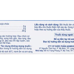 Kem bôi Methocylat giảm đau cơ, xương khớp tuýp 20g