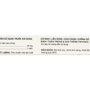 Metilone 16mg kháng viêm (2 vỉ x 14 viên)