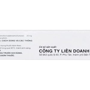 Meyervir AF 25mg điều trị viêm gan siêu vi B mạn tính (3 vỉ x 10 viên)