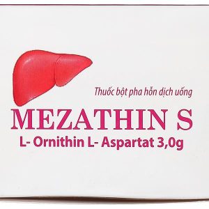 Bột pha hỗn dịch uống Mezathin S 3g tăng giải độc Amoniac ở gan (10 gói x 5g)