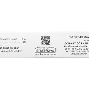 Modom's 10mg trị triệu chứng nôn và buồn nôn (10 vỉ x 10 viên)