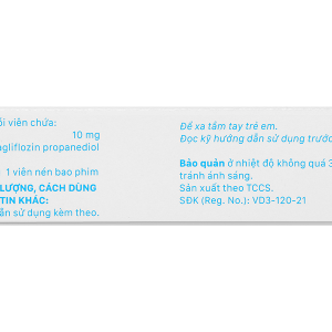 Nady-Dapag 10 trị đái tháo đường tuýp 2 (3 vỉ x 10 viên)