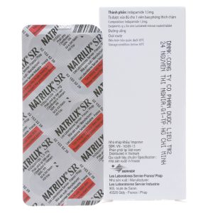 Natrilix SR 1.5mg trị tăng huyết áp (3 vỉ x 10 viên)