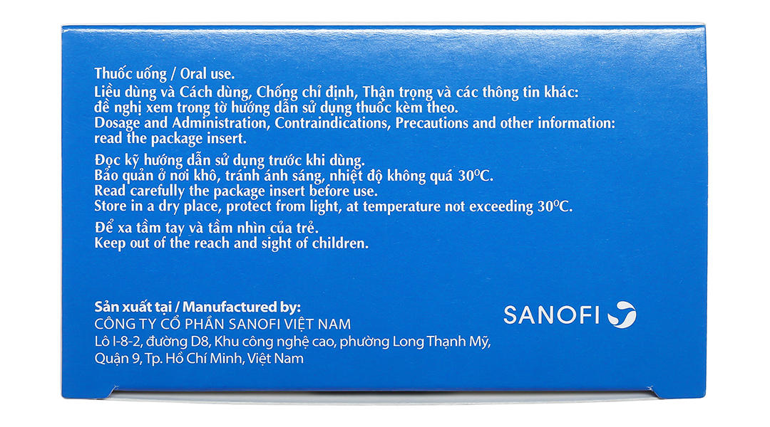 Nautamine 90mg chống say tàu xe (20 vỉ x 4 viên)