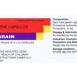 Nomigrain 5mg trị dự phòng đau nửa đầu (5 vỉ x 20 viên)