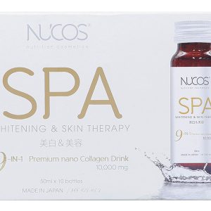 Nước uống Nucos Spa hạn chế lão hóa, làm đẹp da hộp 10 chai x 50ml