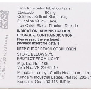 Nucoxia 90mg giảm đau, kháng viêm xương khớp (10 vỉ x 10 viên)