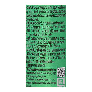 Nước giải rượu Kolmar Condition hỗ trợ giải độc gan, bảo vệ gan chai 100ml