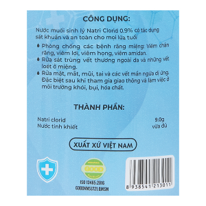 Nước muối Vietrue sát khuẩn, súc miệng chai 1000ml