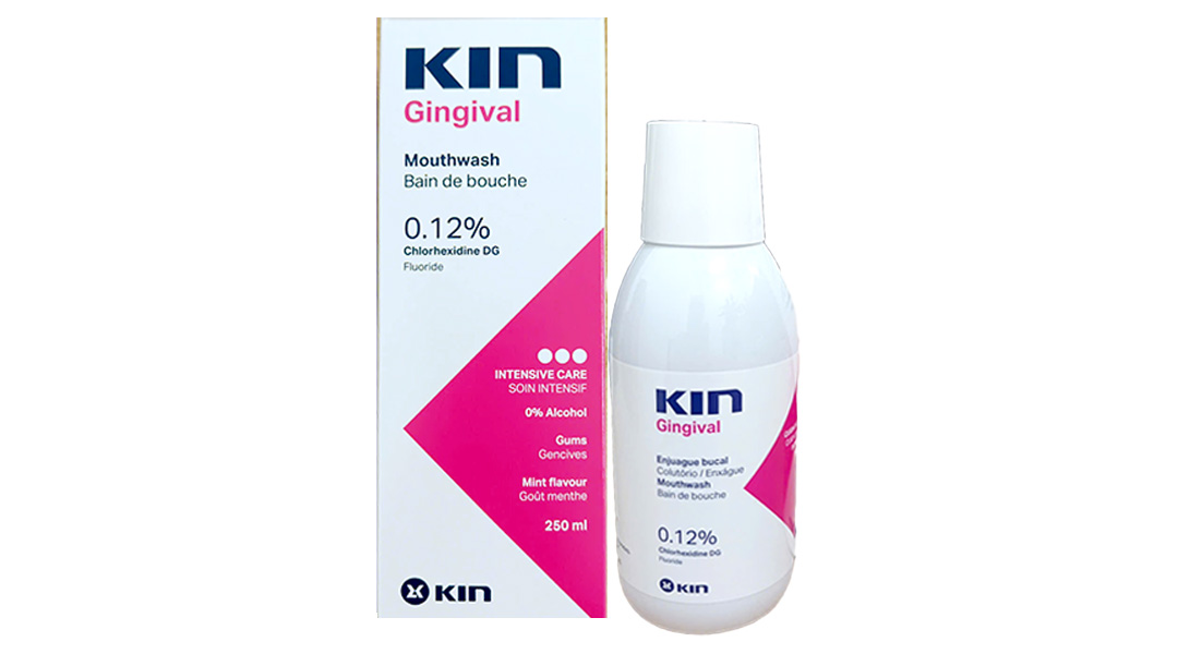 Dung dịch súc miệng Kin Gingival ngừa viêm nướu, sâu răng chai 250ml