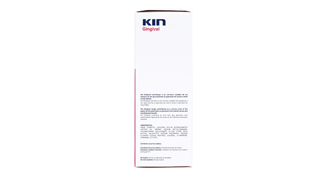 Dung dịch súc miệng Kin Gingival ngừa viêm nướu, sâu răng chai 250ml