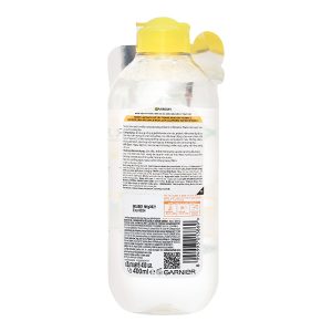 Nước tẩy trang Garnier Vitamin C giúp làm sạch, sáng da chai 400ml
