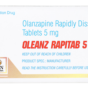 Oleanz Rapitab 5 trị tâm thần phân liệt (5 vỉ x 10 viên)