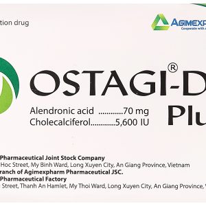 Ostagi-D3 Plus ngăn ngừa và điều trị loãng xương (1 vỉ x 4 viên)