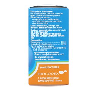Dung dịch nhỏ tai Otipax trị đau tại chỗ do viêm tai chai 15ml