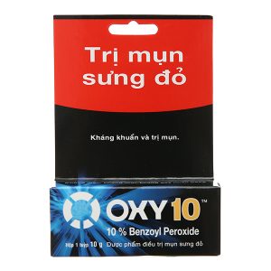Kem Oxy 10 hỗ trợ điều trị mụn bọc, mụn sưng đỏ tuýp 10g