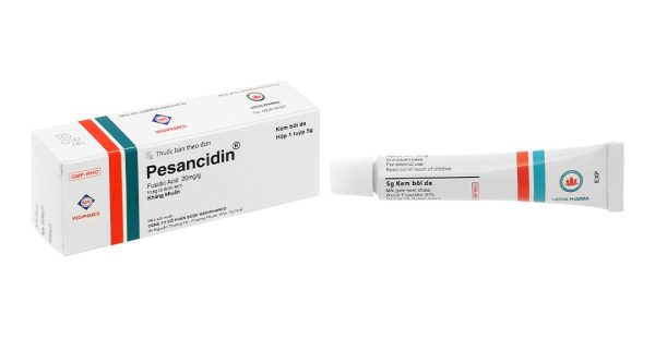 Kem bôi Pesancidin 20mg trị nhiễm khuẩn, nấm da tuýp 5g