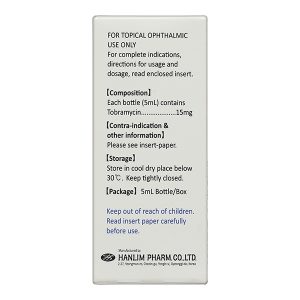 Dung dịch nhỏ mắt Philtobax trị nhiễm khuẩn mắt lọ 5ml