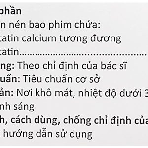 Pit-Stat Tablet 1mg tác dụng giảm cholesterol toàn phần và LDL-C (1 vỉ x 10 viên)