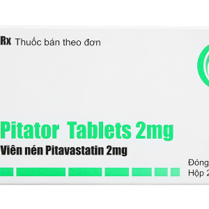 Pitator Tablets 2mg trị rối loạn mỡ máu (2 vỉ x 14 viên)