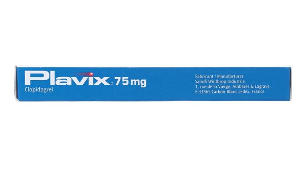 Plavix 75mg phòng và trị huyết khối (1 vỉ x 14 viên)
