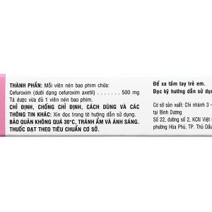 Zanimex 500 trị nhiễm khuẩn (2 vỉ x 5 viên)