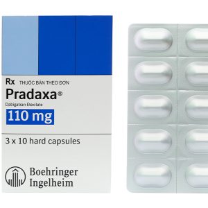 Pradaxa 110mg phòng và trị huyết khối (3 vỉ x 10 viên)