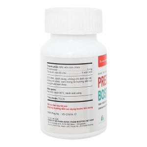 Prednisolon Boston 5mg trị các rối loạn viêm và dị ứng lọ 200 viên