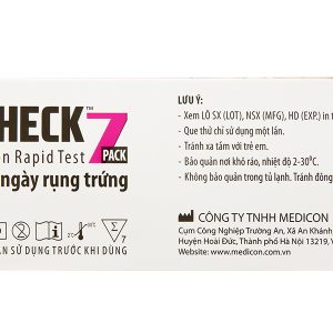 Que thử rụng trứng Biocheck LH Ovulation Rapid Test hộp 7 que