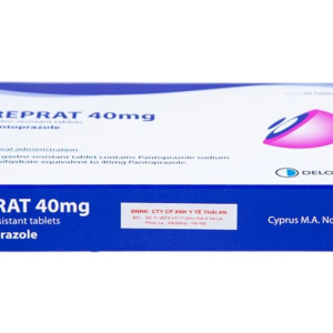 Reprat 40mg trị trào ngược dạ dày - thực quản (2 vỉ x 10 viên)