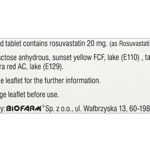 Rosutrox 20mg điều trị rối loạn lipid máu, phòng ngừa biến cố tim mạch (4 vỉ x 7 viên)