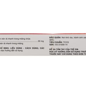 Rotundin-SPM 30mg giúp giảm lo âu, căng thẳng (3 vỉ x 10 viên)