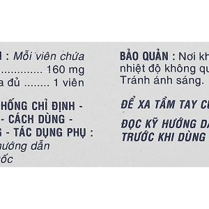 Savi Valsartan 160 trị tăng huyết áp, suy tim (3 vỉ x 10 viên)